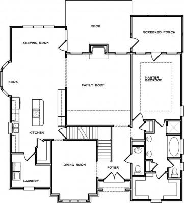 Home Plan - Main Level