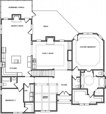Home Plan - Main Level