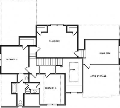 Home Plan - Second Level