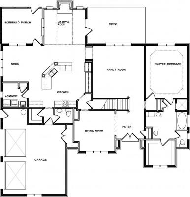 Home Plan - Main Level