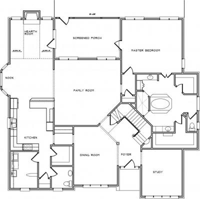 Home Plan - Main Level