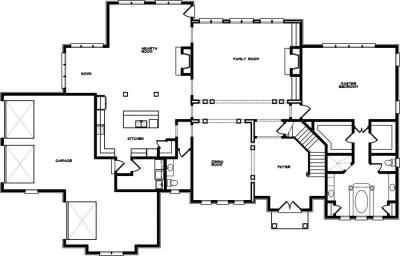 Home Plan - Main Level