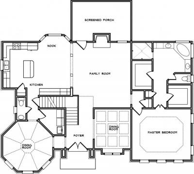 Home Plan - Main Level