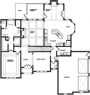 Home Plan - Main Level