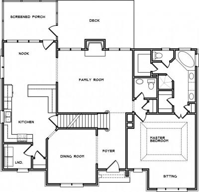 Home Plan - Main Level