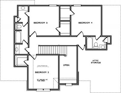 Home Plan - Second Level