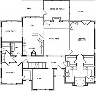 Home Plan - Main Level