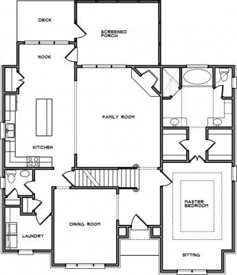 Home Plan - Main Level