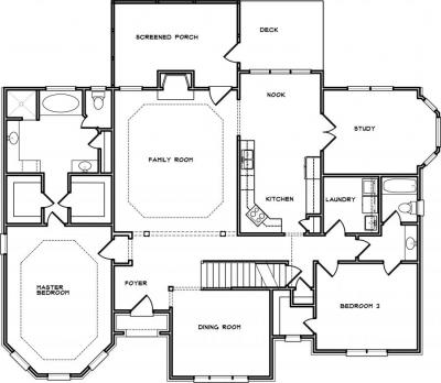 Home Plan - Main Level