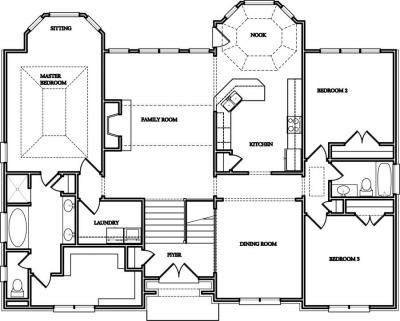 Home Plan - Main Level