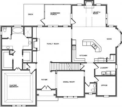 Home Plan - Main Level