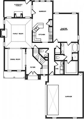 Home Plan - Main Level