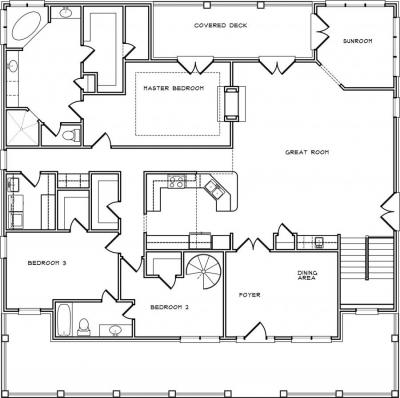 Home Plan - Main Level