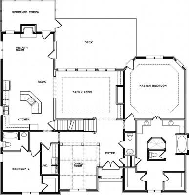 Home Plan - Main Level