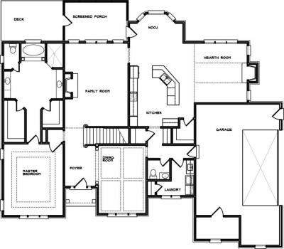 Home Plan - Main Level