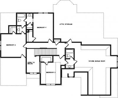 Home Plan - Second Level