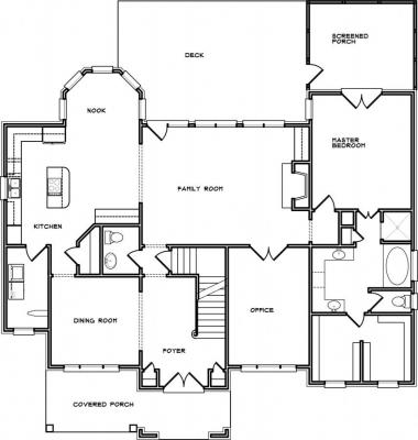 Home Plan - Main Level