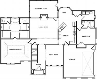 Home Plan - Main Level