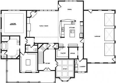 Home Plan - Main Level