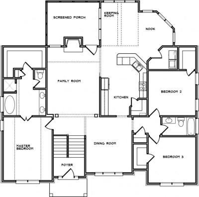 Home Plan - Main Level