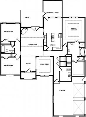 Home Plan - Main Level