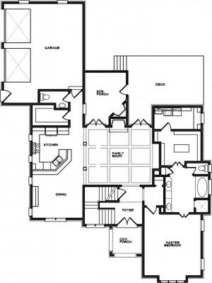 Home Plan - Main Level