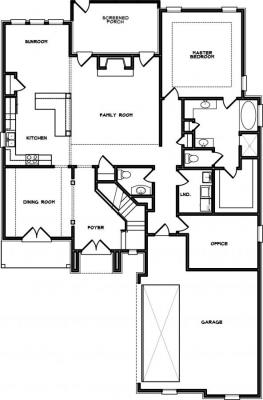 Home Plan - Main Level