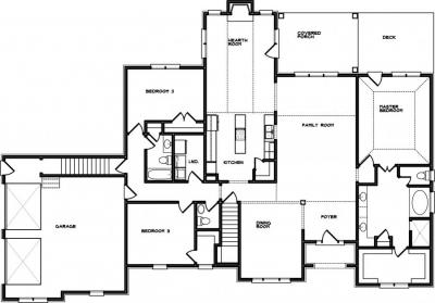 Home Plan - Main Level