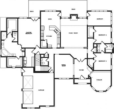 Home Plan - Main Level