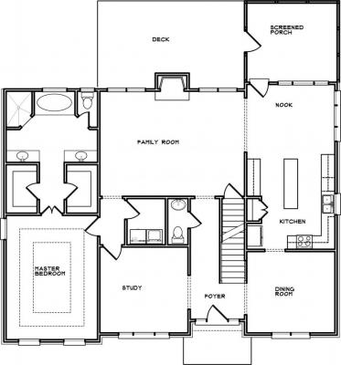 Home Plan - Main Level