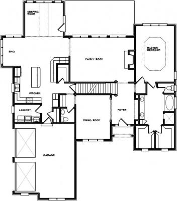 Home Plan - Main Level