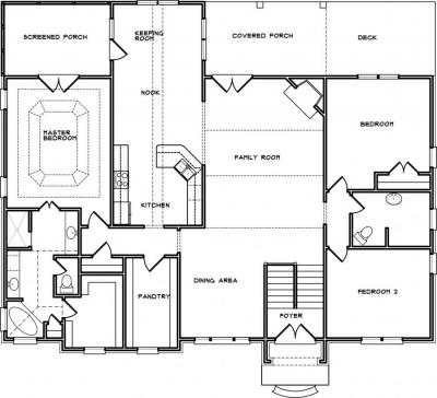 Home Plan - Main Level