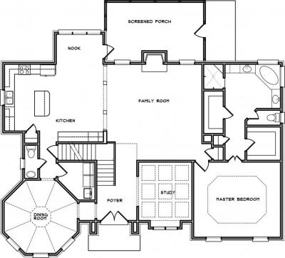 Home Plan - Main Level