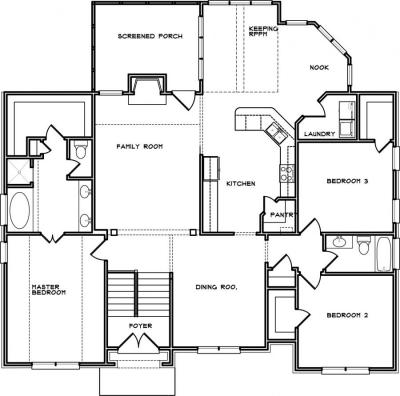 Home Plan - Main Level