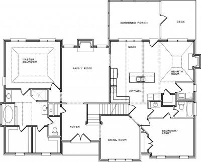 Home Plan - Main Level