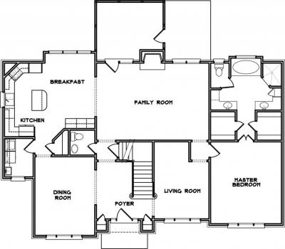 Home Plan - Main Level