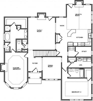 Home Plan - Main Level