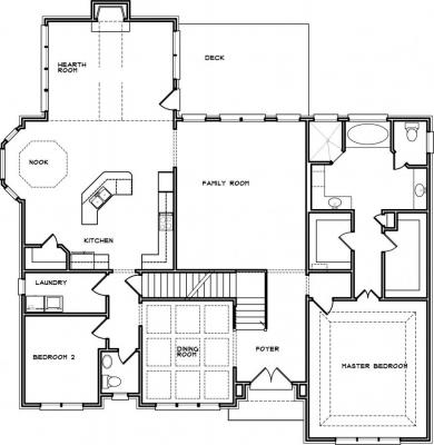 Home Plan - Main Level