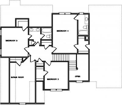 Home Plan - Second Level