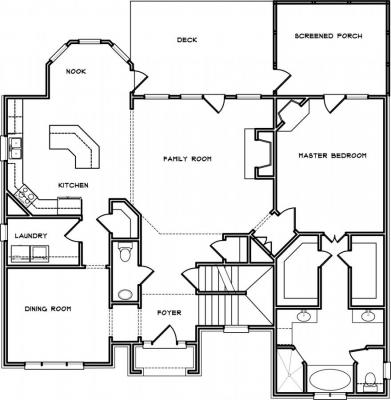 Home Plan - Main Level