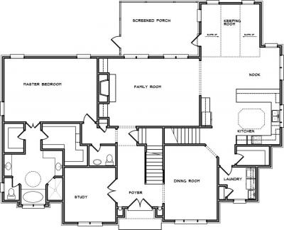 Home Plan - Main Level