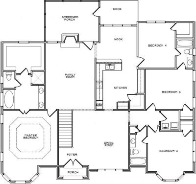 Home Plan - Main Level