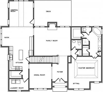 Home Plan - Main Level