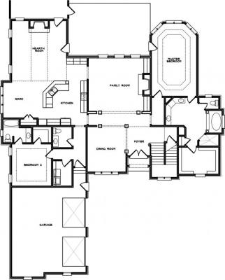 Home Plan - Main Level