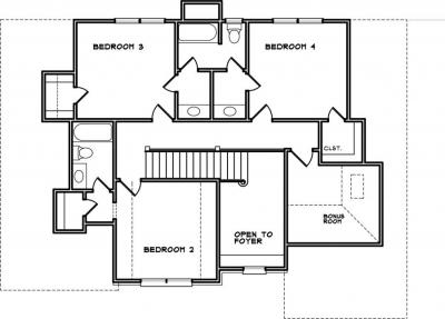 Home Plan - Second Level