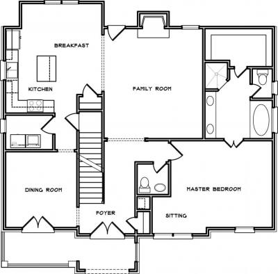 Home Plan - Main Level