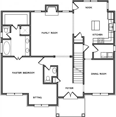 Home Plan - Main Level