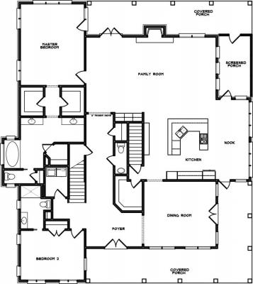 Home Plan - Main Level