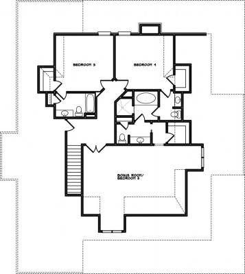 Home Plan - Second Level