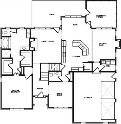 Home Plan - Main Level